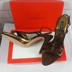 Claudia Ciuti high heel strappy  dress sandals